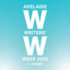 adelaide writers week (aww) logo in blue and white