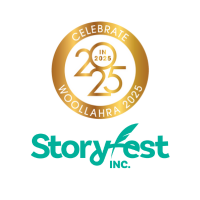 logo for StoryFest and Woollahra
