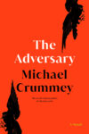 The Adversary cover – an orange cover with two black silhouettes of birds