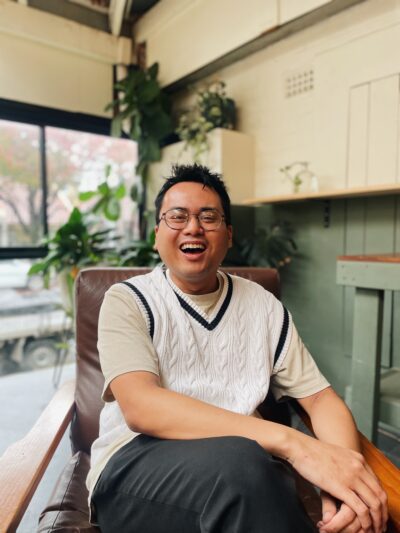 a portrait of Joshua Hortinela