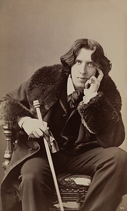 a portrait of Oscar Wilde