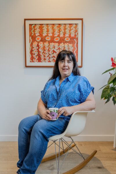 A portrait of Ginny Grant