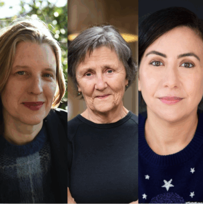 Chloe Hooper, Helen Garner, and Sarah Krasnostein.