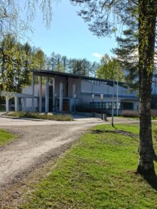 A photo of Kuhmo City Library in Finland