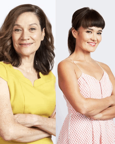 Melissa Kang and Yumi Stynes