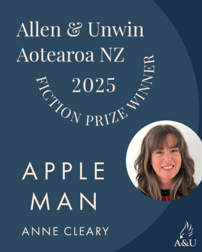 An image of Anne Cleary and text announcing her as the 2025 Fiction Prize winner.