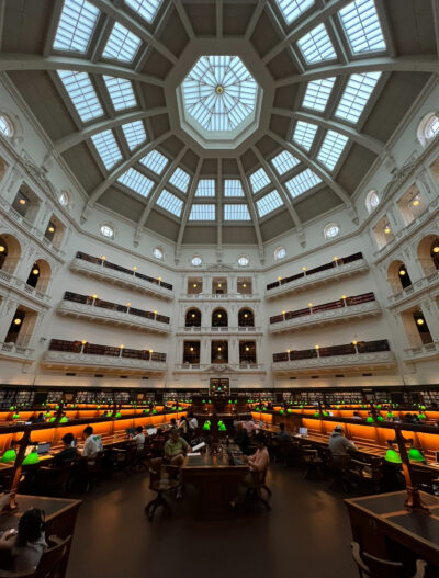 State LIbrary Victoria Redmond Barry Reading Room