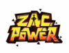 An illustration of "Zac Power". The figure of a young child stands within the letter "A".